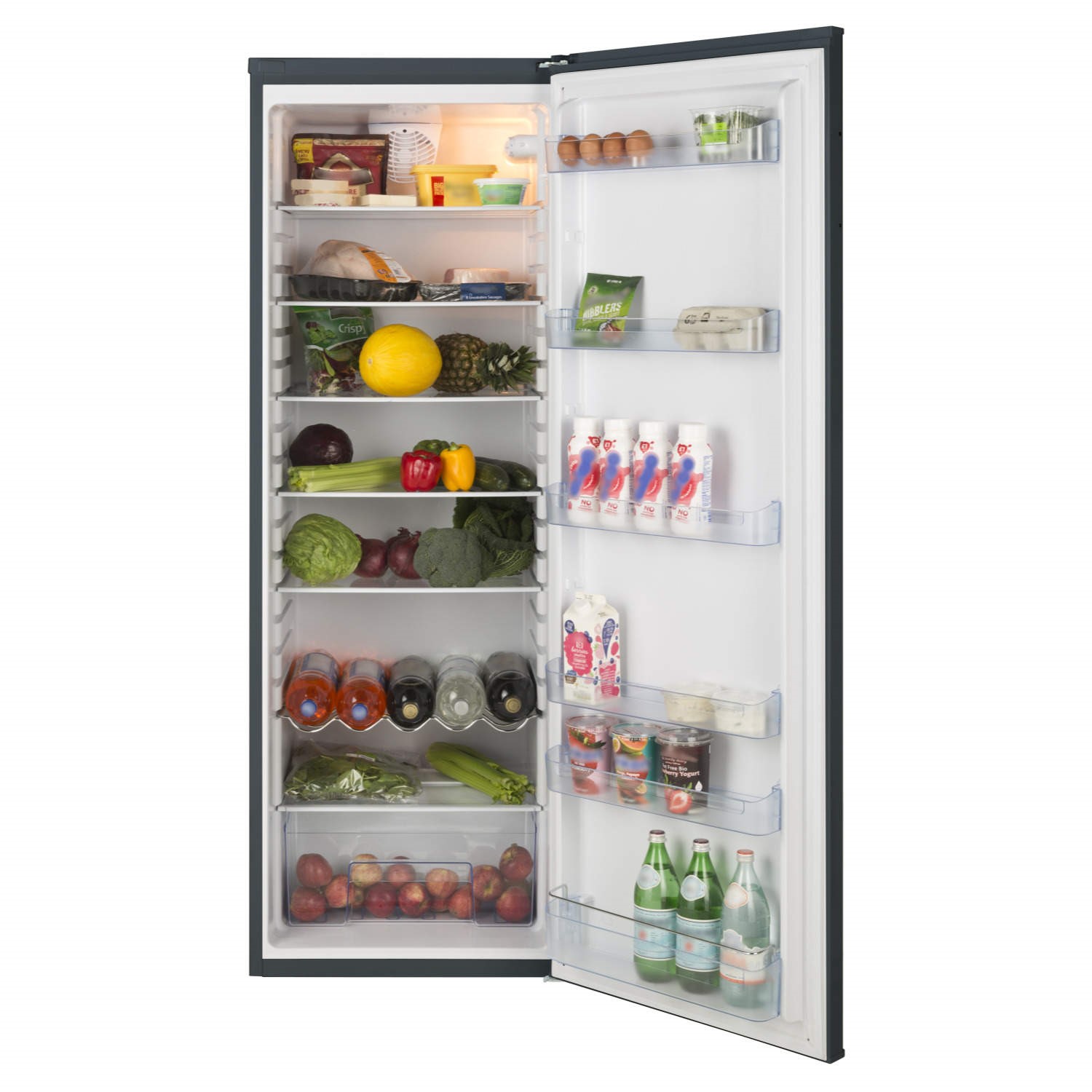 LEC 444443515 TL60175A 60cm Wide Freestanding Tall Larder Fridge