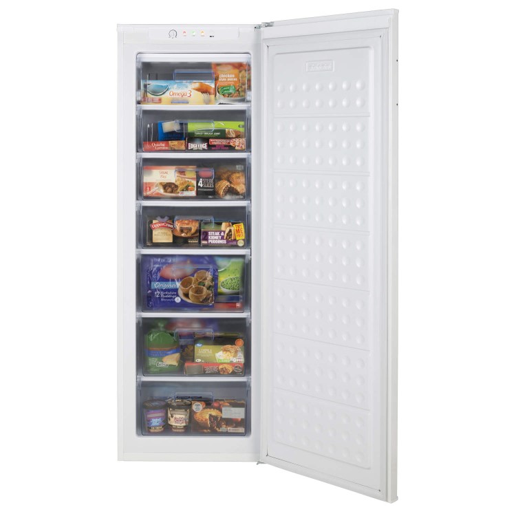 LEC 444443516 TU60175W 60cm Wide Freestanding Tall Freezer White