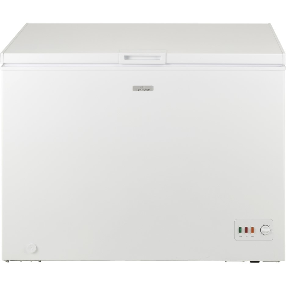 New World NWCF250L 250 Litre Chest Freezer White 444443687