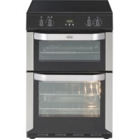 GRADE A2 - Belling FSE60MFTi 60cm Multifunction Electric Cooker With Induction Hob Stainless Steel
