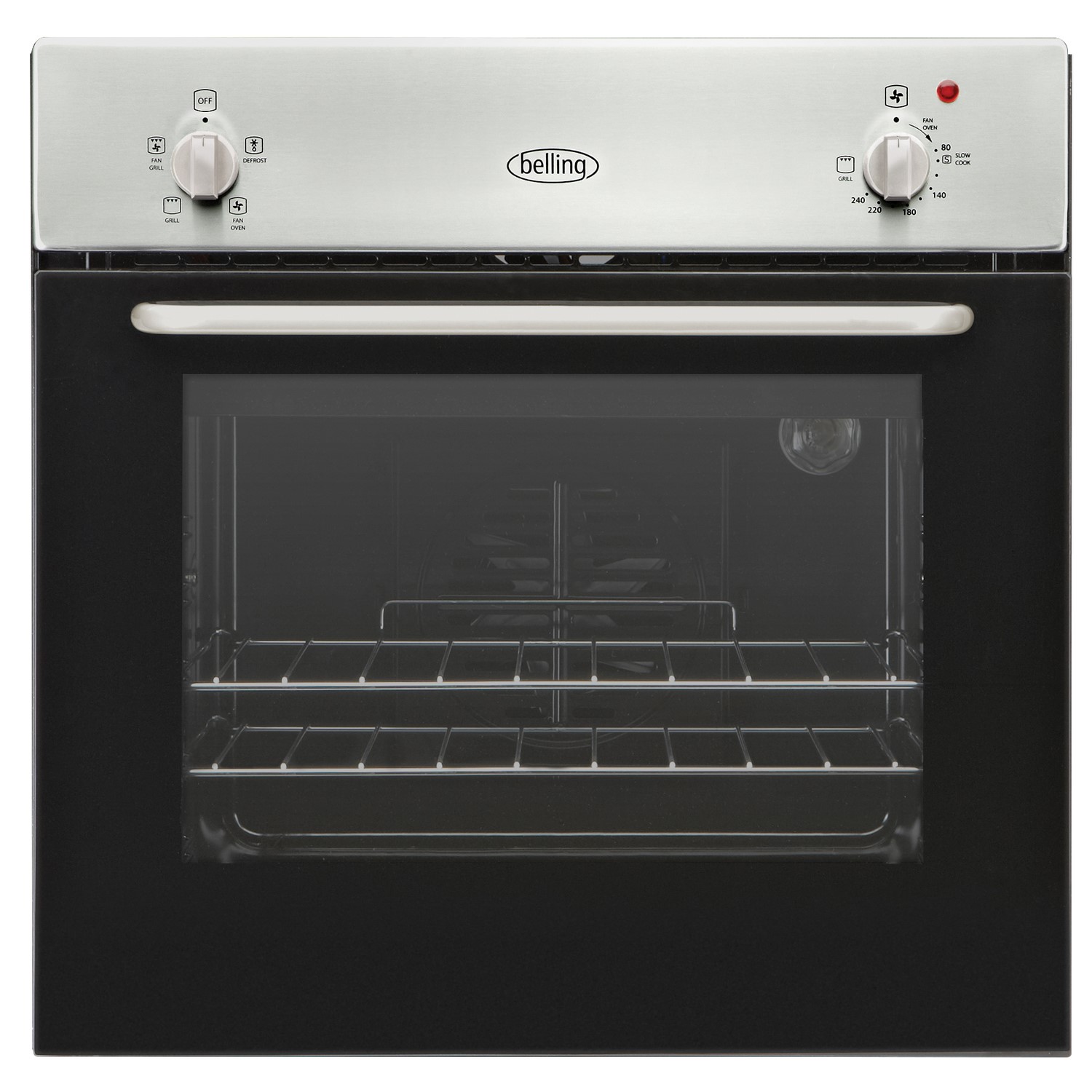 Belling BI60FV Electric Builtin Single Fan Oven Stainless Steel