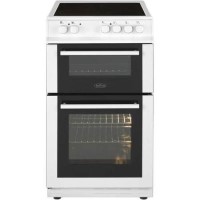 Belling FS50EDOFC Fan Double Oven Electric Cooker With Ceramic Hob White