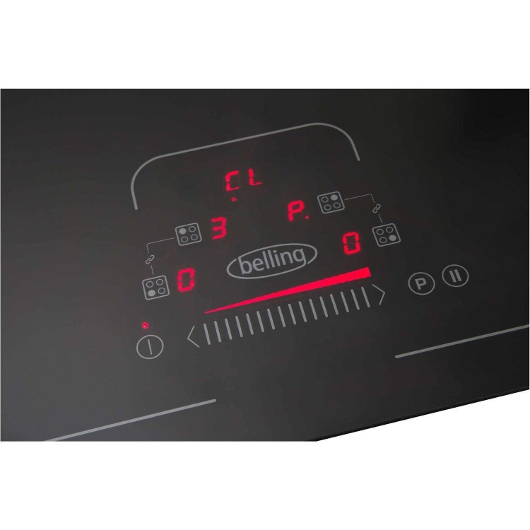 Belling Belling IHF64T Touch Control 60cm Four Zone Induction Hob - Black 