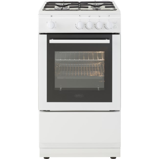 Belling FS50GSO 50cm Gas Single Cavity Cooker White