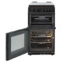 Belling FSG50GDOL 50cm Double Oven Gas Cooker With Lid - Black