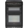 New World 444444028 60cm Electric Double Oven Cooker - Black