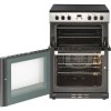 GRADE A1 - New World 444444029 60cm Wide Electric Double Oven Cooker With Ceramic Hob And Minute Minder Stainle