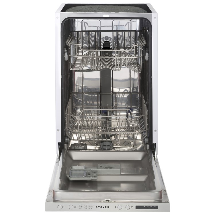 GRADE A1 - Stoves SDW45 45cm 10 Place Slimline Fully Integrated Dishwasher