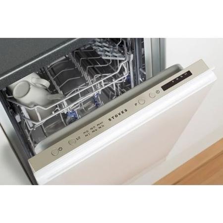 GRADE A1 - Stoves SDW45 45cm 10 Place Slimline Fully Integrated Dishwasher