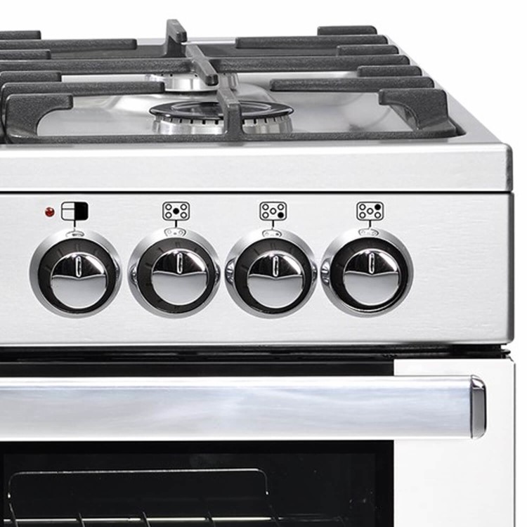 Refurbished Belling Cookcentre 90DFT Professional 90cm Dual Fuel Range Cooker Stainless Steel