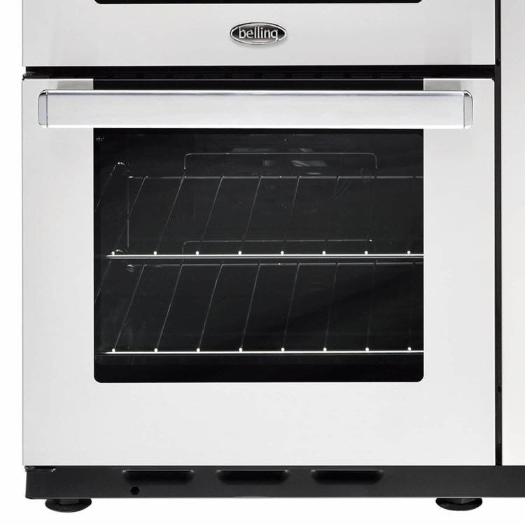 Refurbished Belling Cookcentre 90DFT Professional 90cm Dual Fuel Range Cooker Stainless Steel