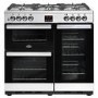 Belling Cookcentre 90DFT 90cm Dual Fuel Range Cooker - Stainless Steel