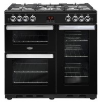 Belling Cookcentre X90G 90cm Gas Range Cooker - Black