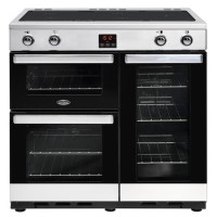 Belling Cookcentre 90Ei 90cm Electric Induction Range Cooker - Stainless Steel Belling Cookcentre 90Ei 90cm Electric Induction Range Cooker - Stainless Steel