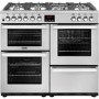 Belling Cookcentre 100DF Professional 100cm Dual Fuel Range Cooker - Stainless Steel