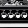 Refurbished Belling Cookcentre 100DF 100cm Dual Fuel Range Cooker Black