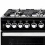 Belling Cookcentre 100DF 100cm Dual Fuel Range Cooker - Black