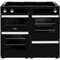 Belling Cookcentre 100Ei 100cm Electric Induction Range Cooker - Black Belling Cookcentre 100Ei 100cm Electric Induction Range Cooker - Black