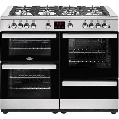Belling Farmhouse 110G 110cm Gas Range Cooker Silver Belling Farmhouse 110G 110cm Gas Range Cooker Silver