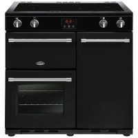 Belling Farmhouse 90Ei 90cm Electric Induction Range Cooker - Black