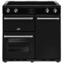 Refurbished Belling Farmhouse 90Ei 90cm Electric  Range Cooker With Induction Hob Black