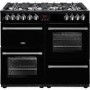 Belling Farmhouse 100DFT 100cm Dual Fuel Range Cooker - Black