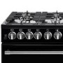 Belling Farmhouse 100DFT 100cm Dual Fuel Range Cooker - Black