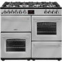 Belling Farmhouse 100DFT 100cm Dual Fuel Range Cooker - Silver