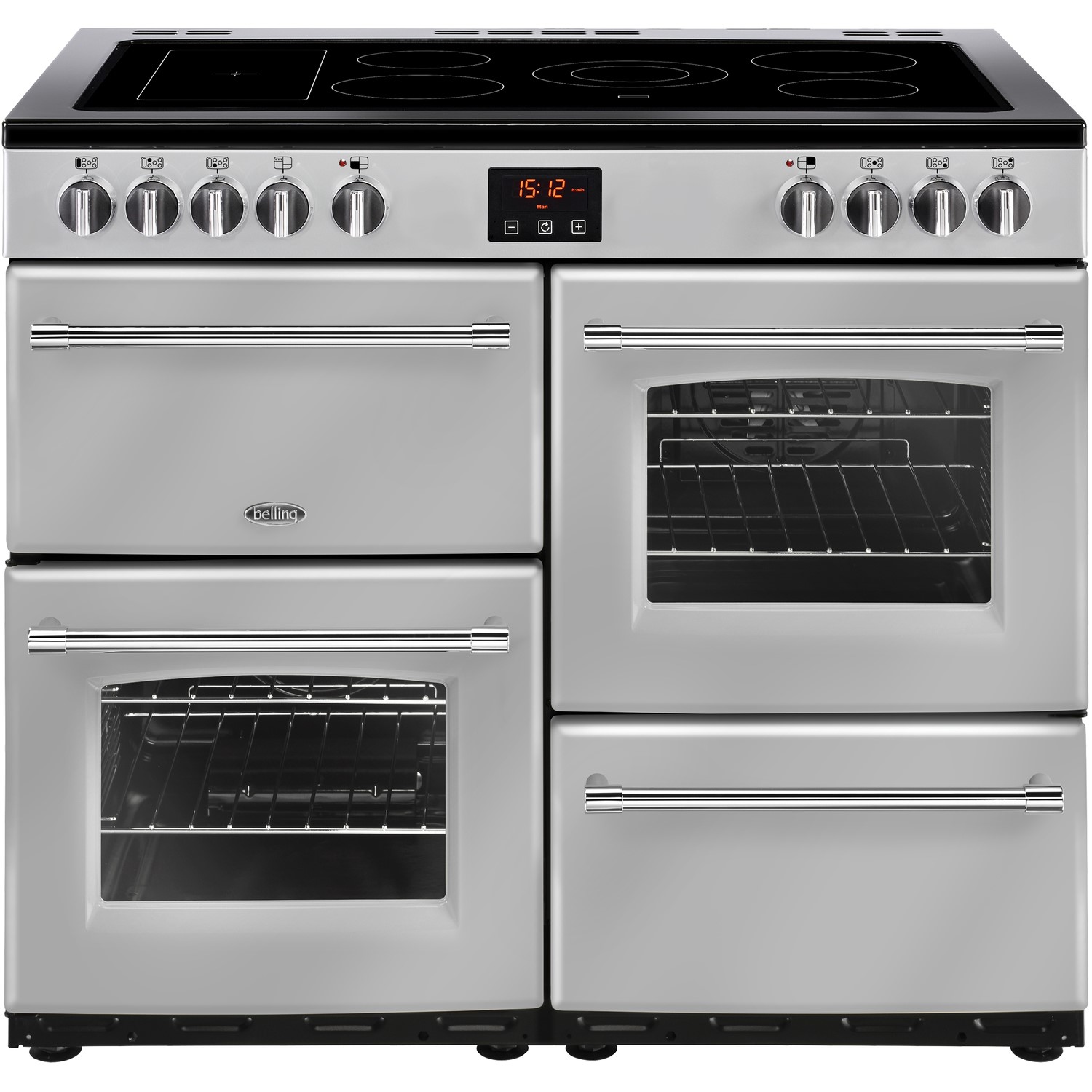 Belling Farmhouse 100E Electric Range Cooker with Ceramic Hob