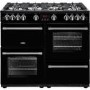 Belling Farmhouse X100G 100cm Gas Range Cooker - Black