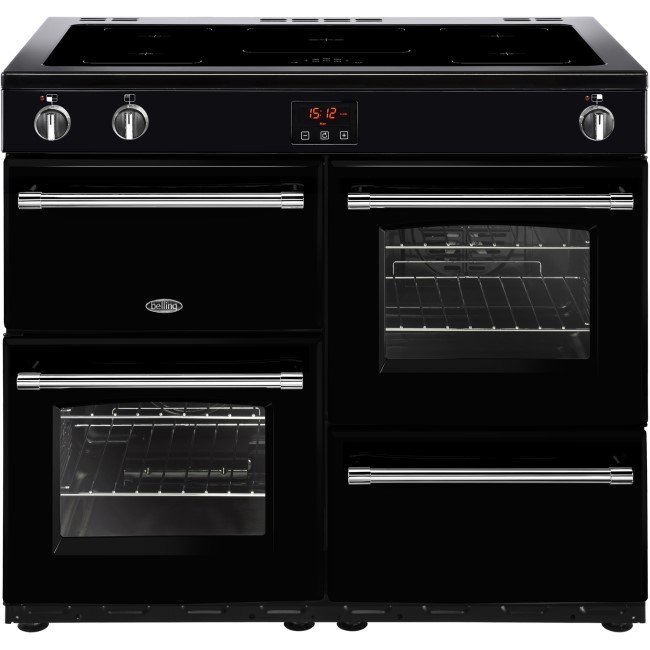Belling Farmhouse 100Ei 100cm Electric Range Cooker With Induction Hob