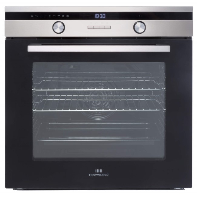New World 444444185 Design Suite 60MF 9 Function Electric Single Oven Stainless Steel