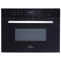 GRADE A1 - New World 444444190 Design Suite 45CS 34L 900W Built-in Combination Microwave & Steam Oven Black