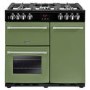 Belling Farmhouse 90DFT 90cm Dual Fuel Range Cooker Soho Green