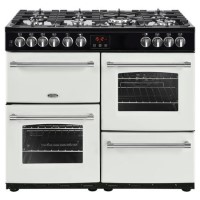 Belling Farmhouse 100DFT 100cm Dual Fuel Range Cooker Icy Brook