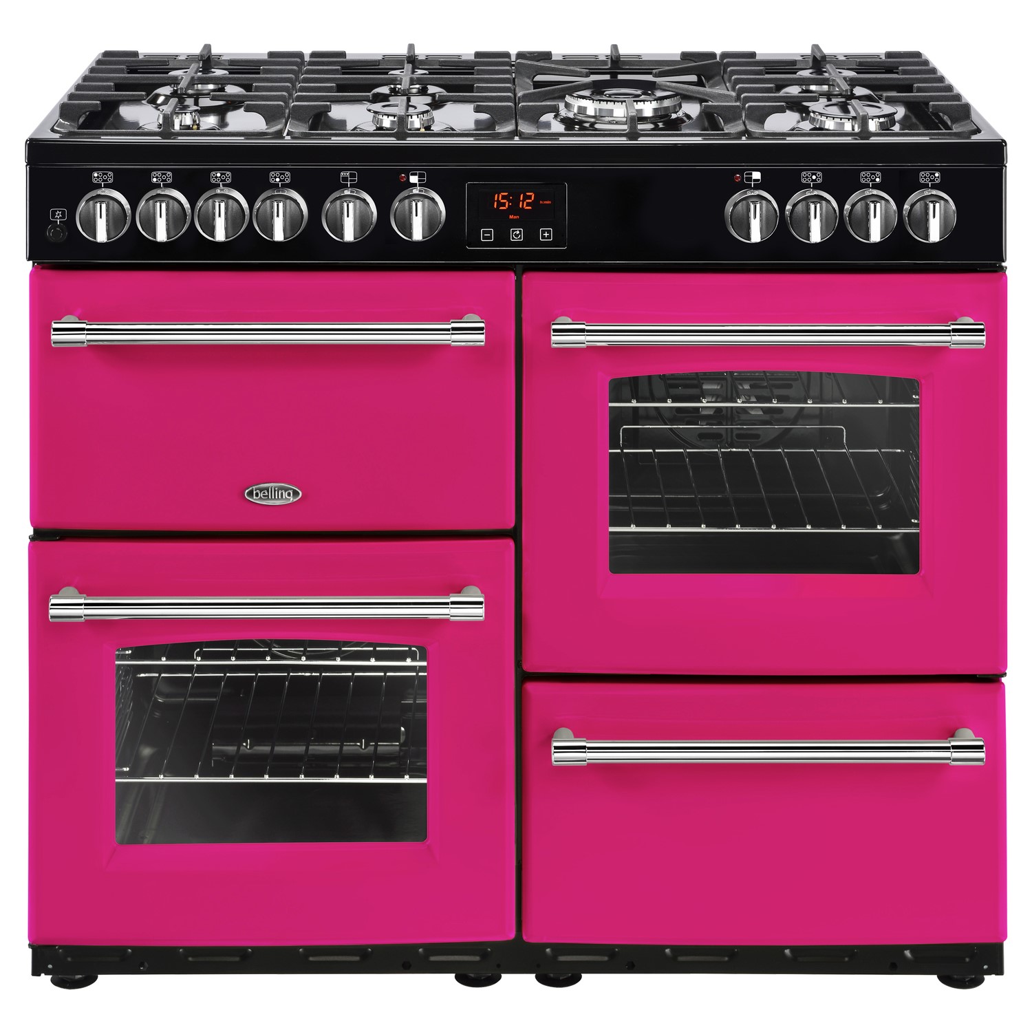 Belling Farmhouse 100DFT 100cm Dual Fuel Range Cooker Floral Burst