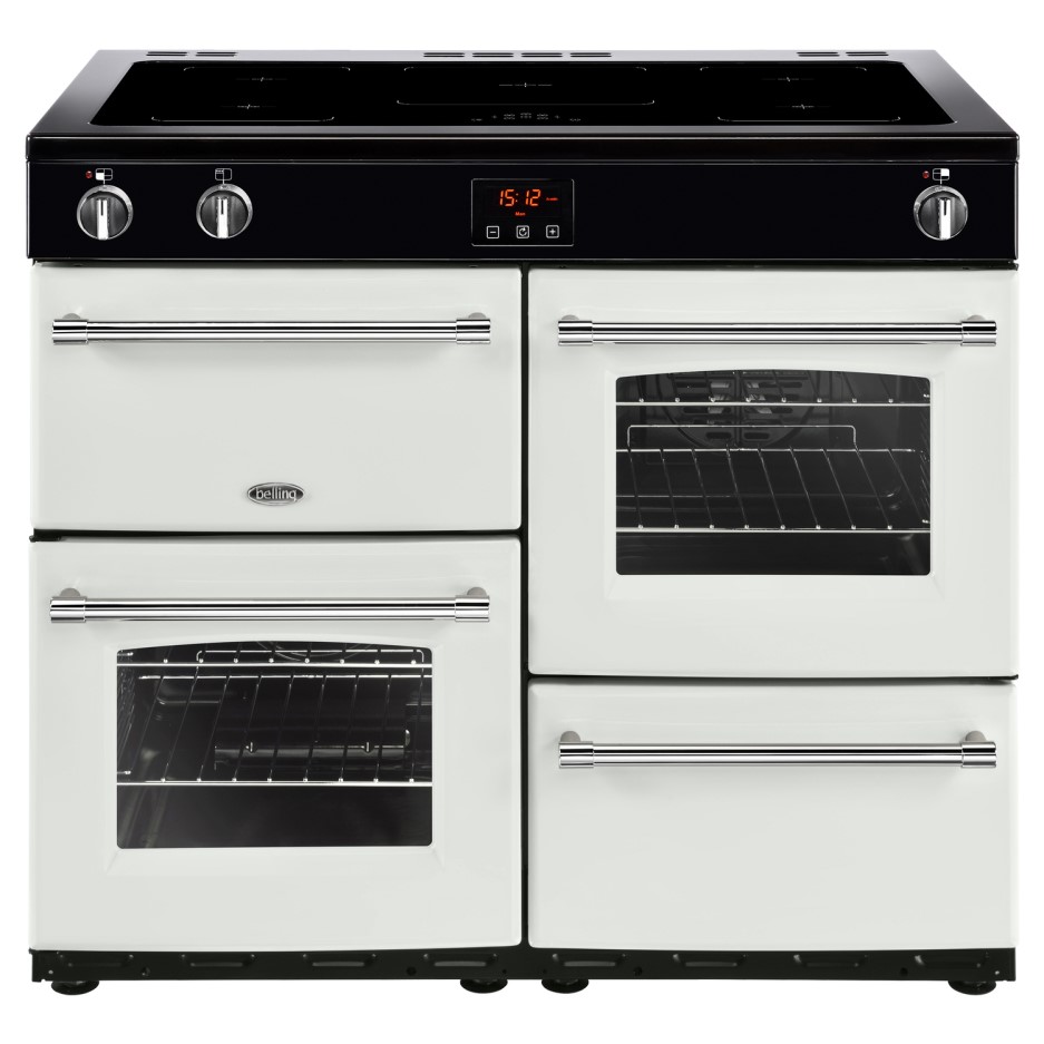 Belling Farmhouse 100Ei 100cm Electric Range Cooker With Induction Hob