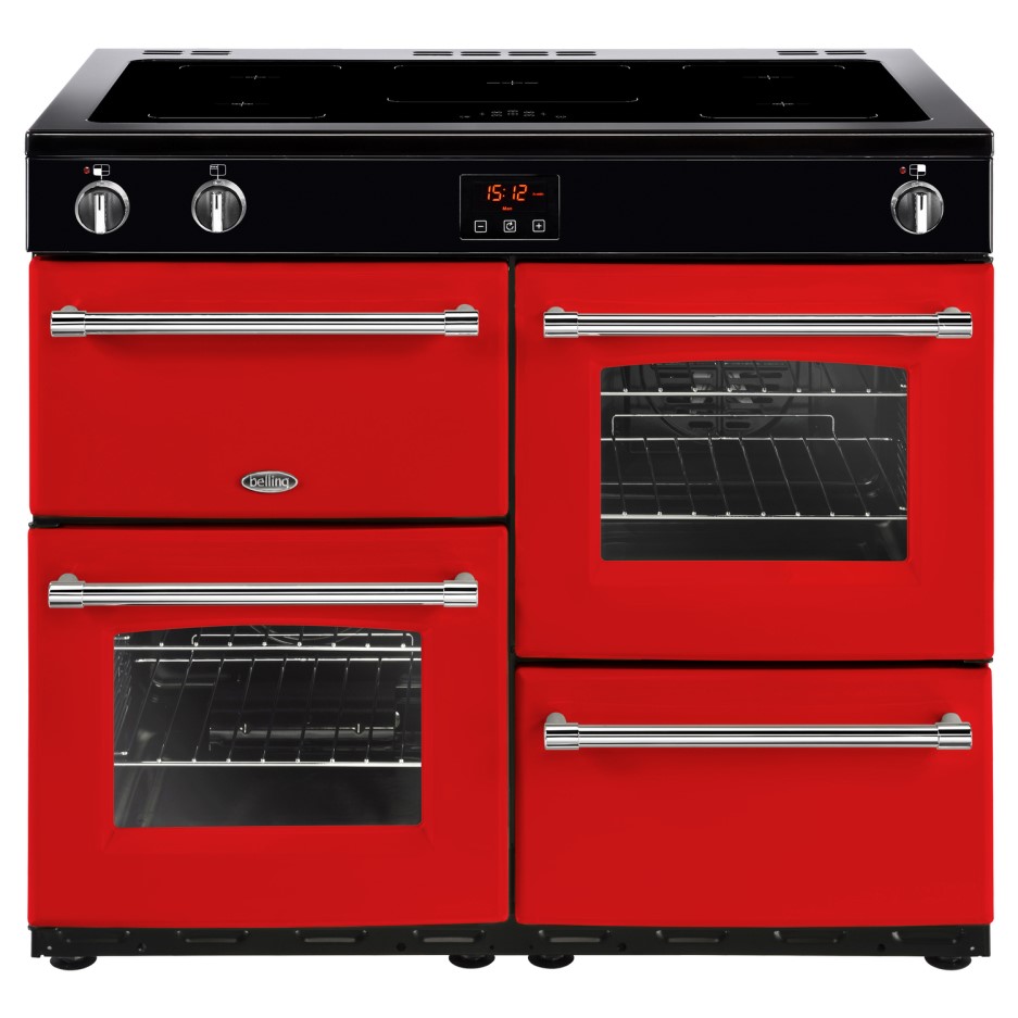 Belling Farmhouse 100Ei 100cm Electric Range Cooker With Induction Hob
