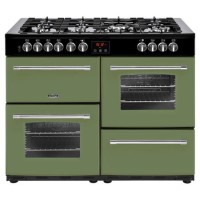 Belling Farmhouse 110DFT 110cm Dual Fuel Range Cooker Soho Green