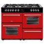 Belling Farmhouse 110DFT 110cm Dual Fuel Range Cooker Hot Jalapeno