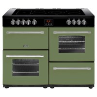 Belling Farmhouse 110E 110cm Electric Range Cooker With Ceramic Hob Soho Green