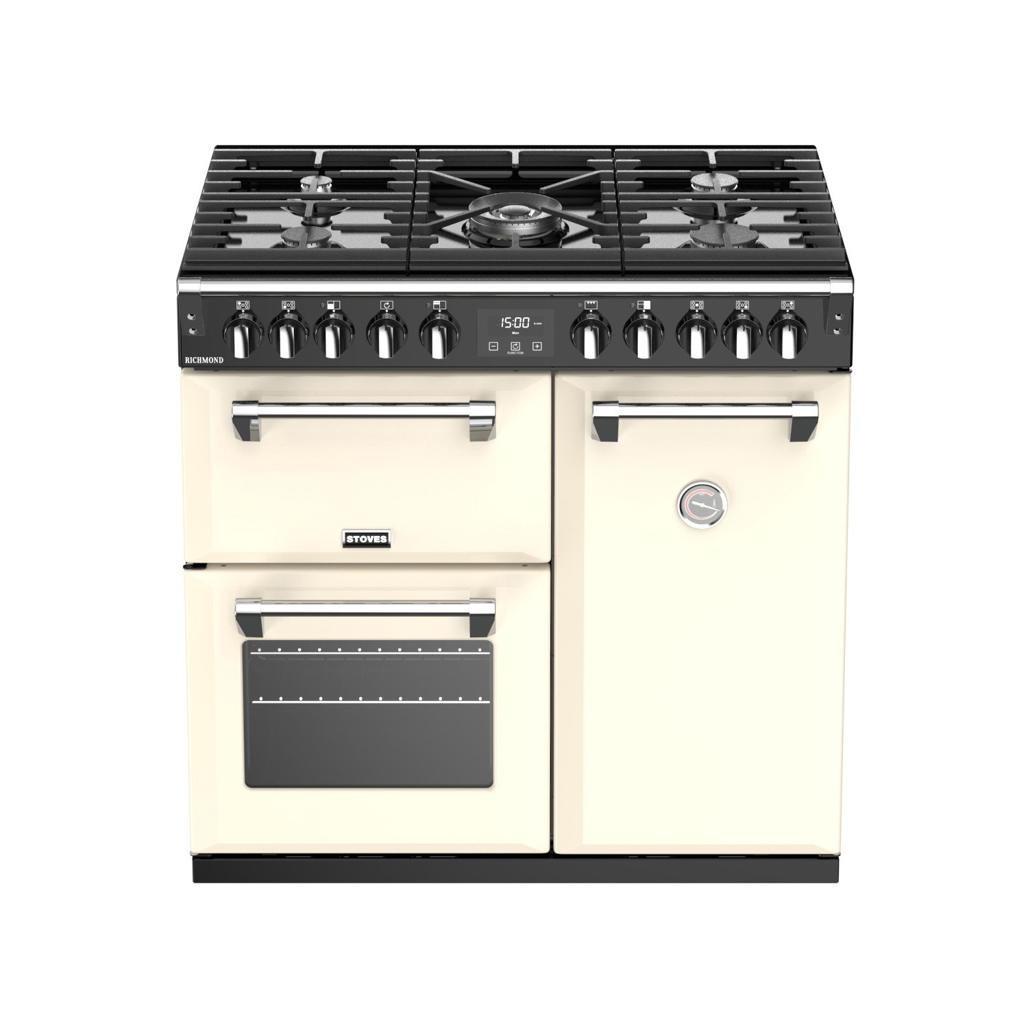 Stoves Richmond S900DF 90cm Dual Fuel Range Cooker Cream 444444436