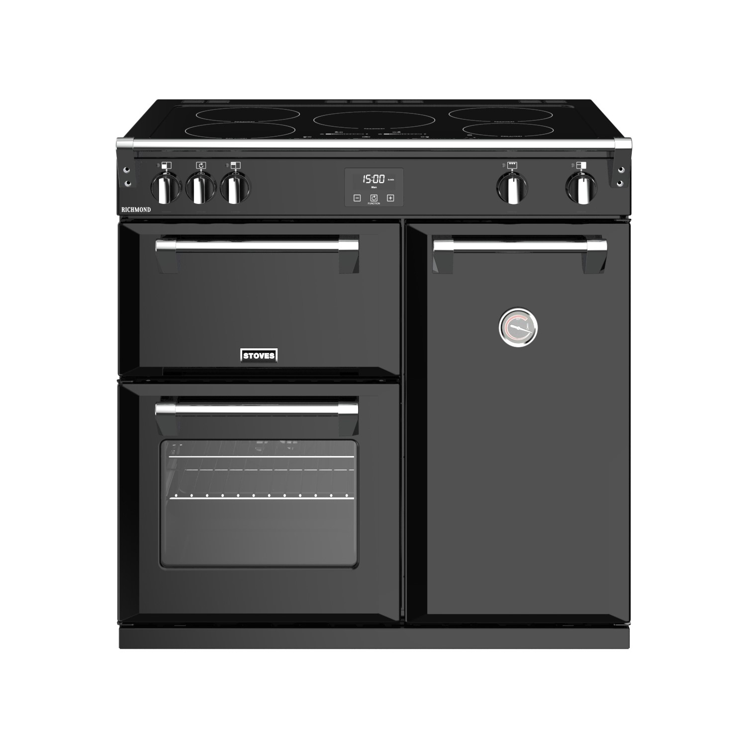 Stoves Richmond S900Ei 90cm Electric Range Cooker With Induction Hob - Black