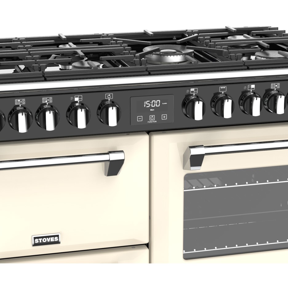 Stoves Richmond S1000DF 100cm Dual Fuel Range Cooker Cream 444444452