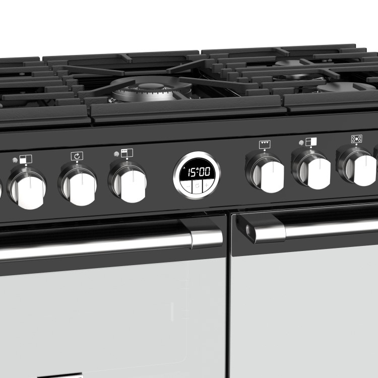 Stoves Sterling S900DF 90cm Dual Fuel Range Cooker - Black