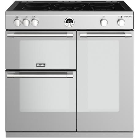 stoves richmond sterling deluxe 90cm electric induction range cooker