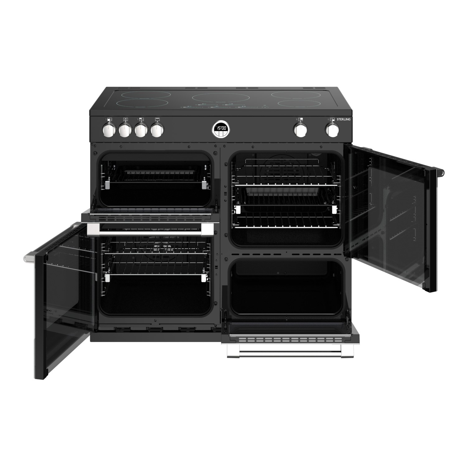 Stoves Sterling S1000Ei 100cm Electric Range Cooker with Induction Hob