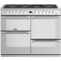 Refurbished Stoves Sterling S1100DF 110cm Dual Fuel Range Cooker Stainless Steel