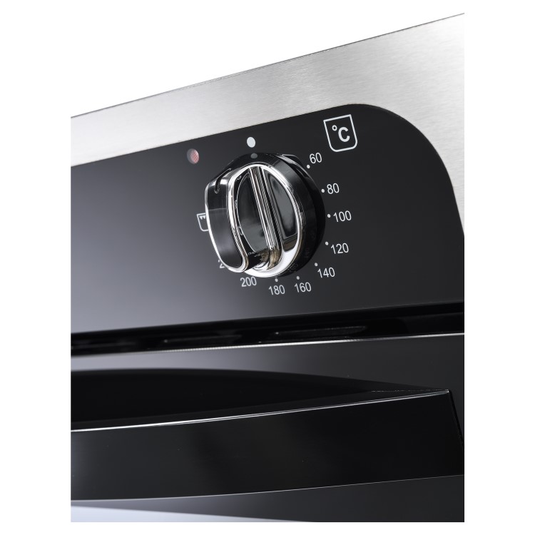 GRADE A2 - New World NW602MF 73L Multifunction Electric Single Oven With Programmable Timer - Stainless Steel