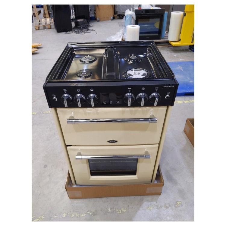 Refurbished Belling Farmhouse 60G Double Oven Gas Cooker